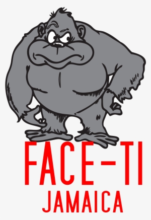 Face-ti Jamaica - Gorilla Clip Art