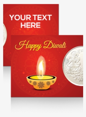 Happy Diwali Silver Coin Happy Diwali Silver Coin - Happy Diwali Silver