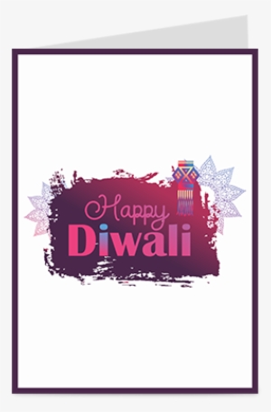 Abstract Diwali Greeting Card - Diwali