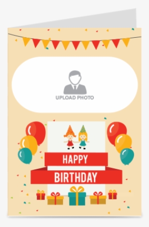 Colorful Birthday Greeting Card - Customized Birthday Wishes