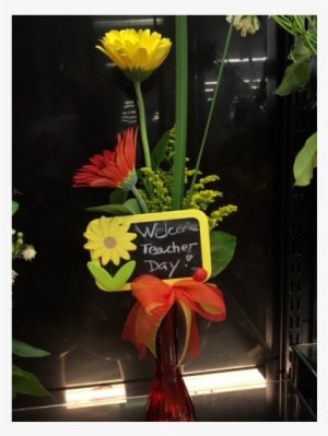 Welcome Teacher Bud Vase - Bouquet