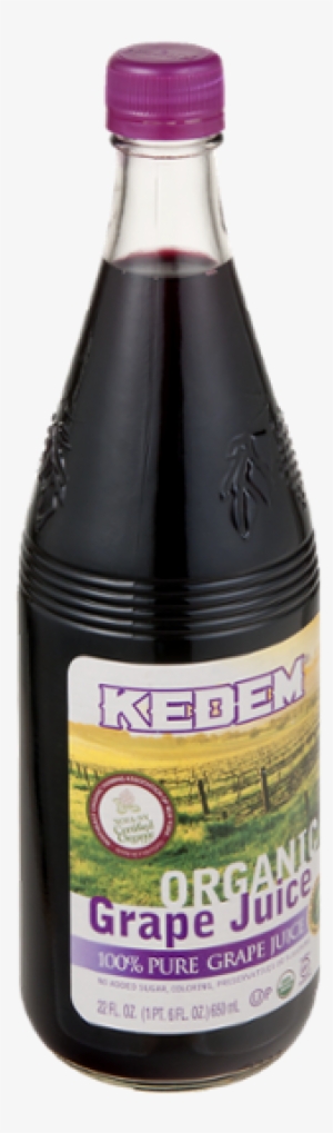 Kedem Organic Juice, Grape - 22 Fl Oz Bottle