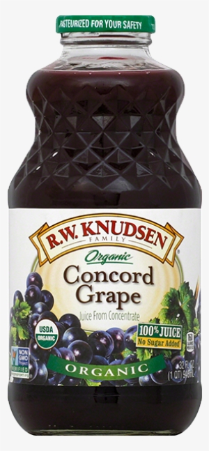 Organic Concord Grape - R.w. Knudsen Family Organic Cranberry Juice - 8 Fl