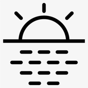 Dawn And Sea Vector - Portable Network Graphics
