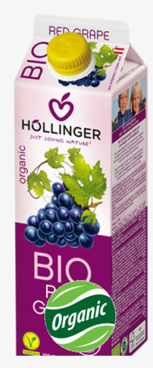Hollinger Organic Red Grape Juice 1 L - Hollinger Juice Organic Red Grape Juice 1 Litre (1000ml)