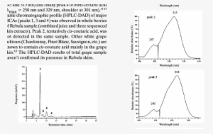 Hplc-dad Separation Of Rebula White Grape Juice At - Diagram