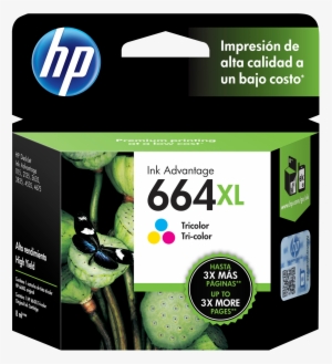 Hp 664xl High Yield Tri-color Original Ink Advantage - Hp 664xl Ink Cartridge, Black - 1-pack