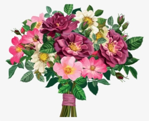 Floral Bouquet Cliparts - Flower Bouquet Png Transparent