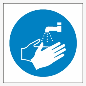Wash Your Hands Symbol Sign - Wash Hands Safety Sign