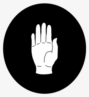 White Hand Of Saruman - Microphone White Symbol Png