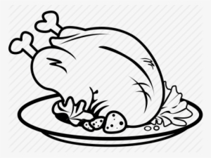 Drawn Chicken Chicken Meal - Chicken For Lunch Cartoon