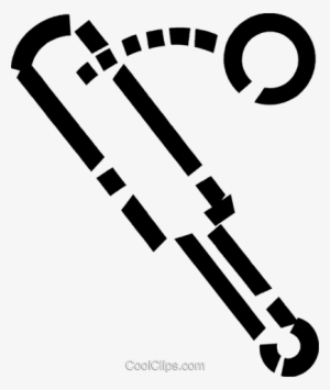 Cricket Bat Royalty Free Vector Clip Art Illustration