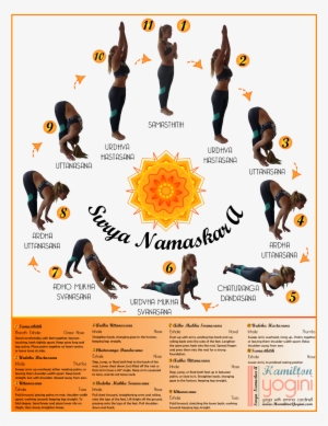 Surya Namaskar A Sun Salutation A - Sun Salutation C - 1200x1557 PNG ...