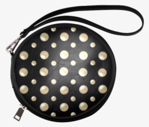 Pearls On A Midnight Black Background Round Makeup