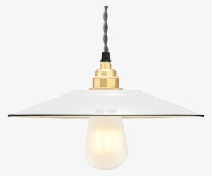 Flat White Enamel Shade - Flat White