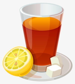 Lemon Tea Vector Png