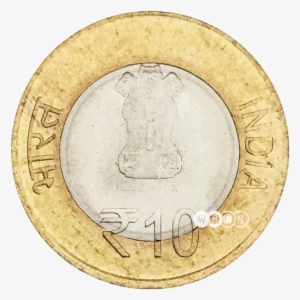 Radhakrishnan Portrait At Center - Coin