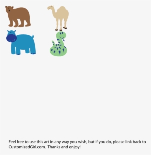 How To Set Use Bear Camel Hippo Snake Svg Vector