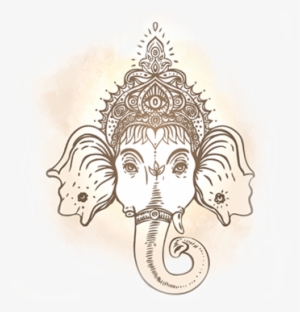 Pillai's Recommendations For 4th And 14th Moon Rituals - Indian Elephant God Drawing