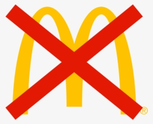Mcdonalds Logo With X
