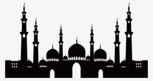 Svg Free Stock Islamic Architecture Material Transprent - Siluet Masjid Vector Png