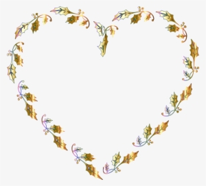 Computer Icons Download Heart Floral Design - Holly Heart Clip Art
