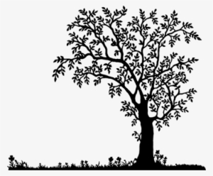 Child Silhouette Download Oscillation Illustrator - Tree Drawing With Swing