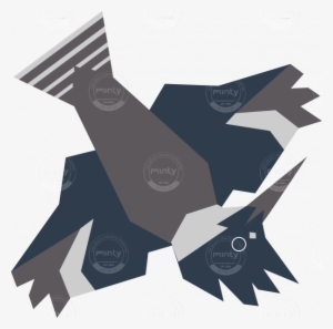 Belted Kingfisher Male - Graphic Design
