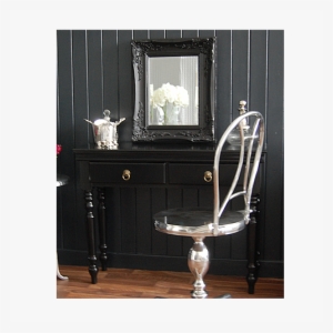 Black Dressing Table Set - Lowboy