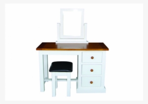 Homeday Cherbourg Solid Pine & Ivory Painted Dressing