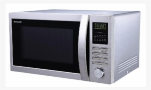 Sharp Double Grill Convection Microwave Oven R 84a0 - Sharp R32bst 900w Stainless Steel Microwave Oven
