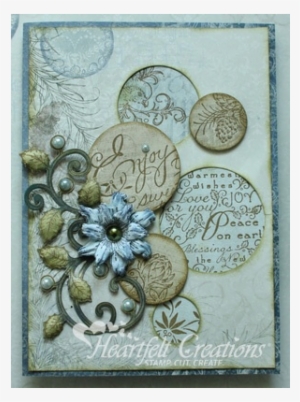 Sweet Memories Circle Card - Cardmaking
