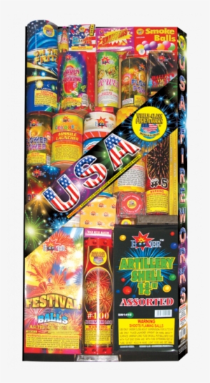 Usa Firework Assortment - Big Woodie's Fireworks