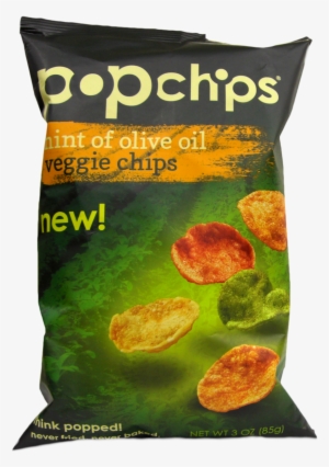 Popchips Veggie Chips Hint Of Olive Oil - Pop Chips Veggie