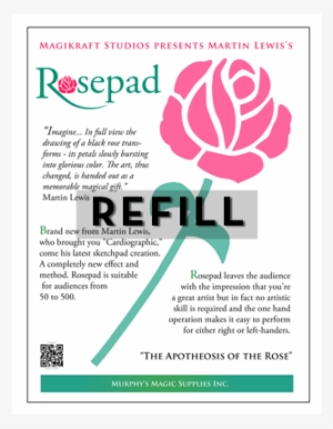 The Rose Pad Refill By Martin Lewis - Rose Pad Refill By Martin Lewis - Trick