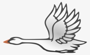 Flying Clipart Vector - Flying Stork Shower Curtain