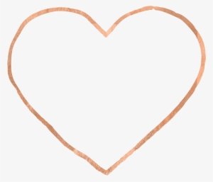 About You Showgirl Awakening Rosegoldemptyheart - Rose Gold Heart Png