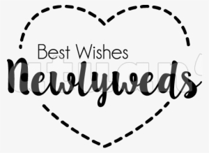 Best Wishes Newlyweds - Calligraphy