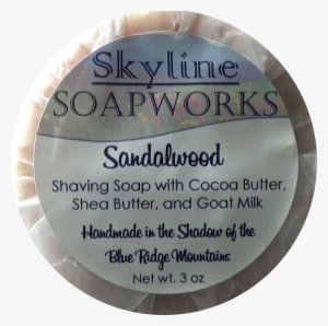 Skyline Soapworks Shaving Soap / Sandalwood - Commemorative Plaque