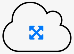 Cloud Scalability Icon