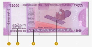 Seven Angular Bleed Lines On Left And Right Side In - 2000 Note In India
