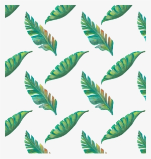Leaf Tropics Drawing - Tropical Leaves Pattern Png