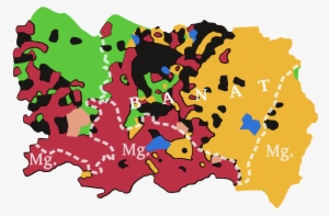 Ethnic Map Of The Serbian Voivodeship And Banat Military - Banat