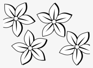 Graphic Black And White Flower Tattoos Free Download - Black And White Clip Art Flowers