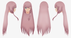 Sideview - Anime Girl Long Hair Side View