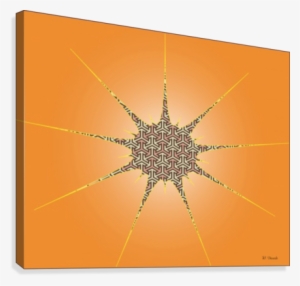 Arrows Arabian 1 Canvas Print - Circle