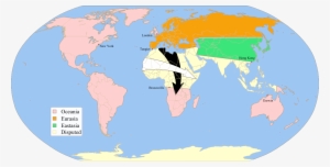 1984 Fictious World Map V2 Arr - Bahama Islands On World Map