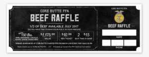 Butteffa Raffle Ticket - Sports Equipment