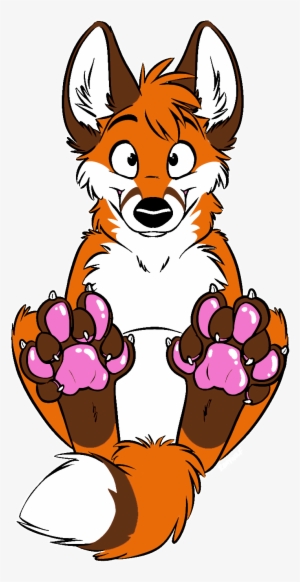 Banner Freeuse Stock Paws Drawing Fox - Fox Paws