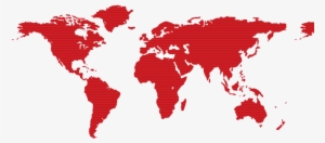 World Map Png Image - Red World Map Png